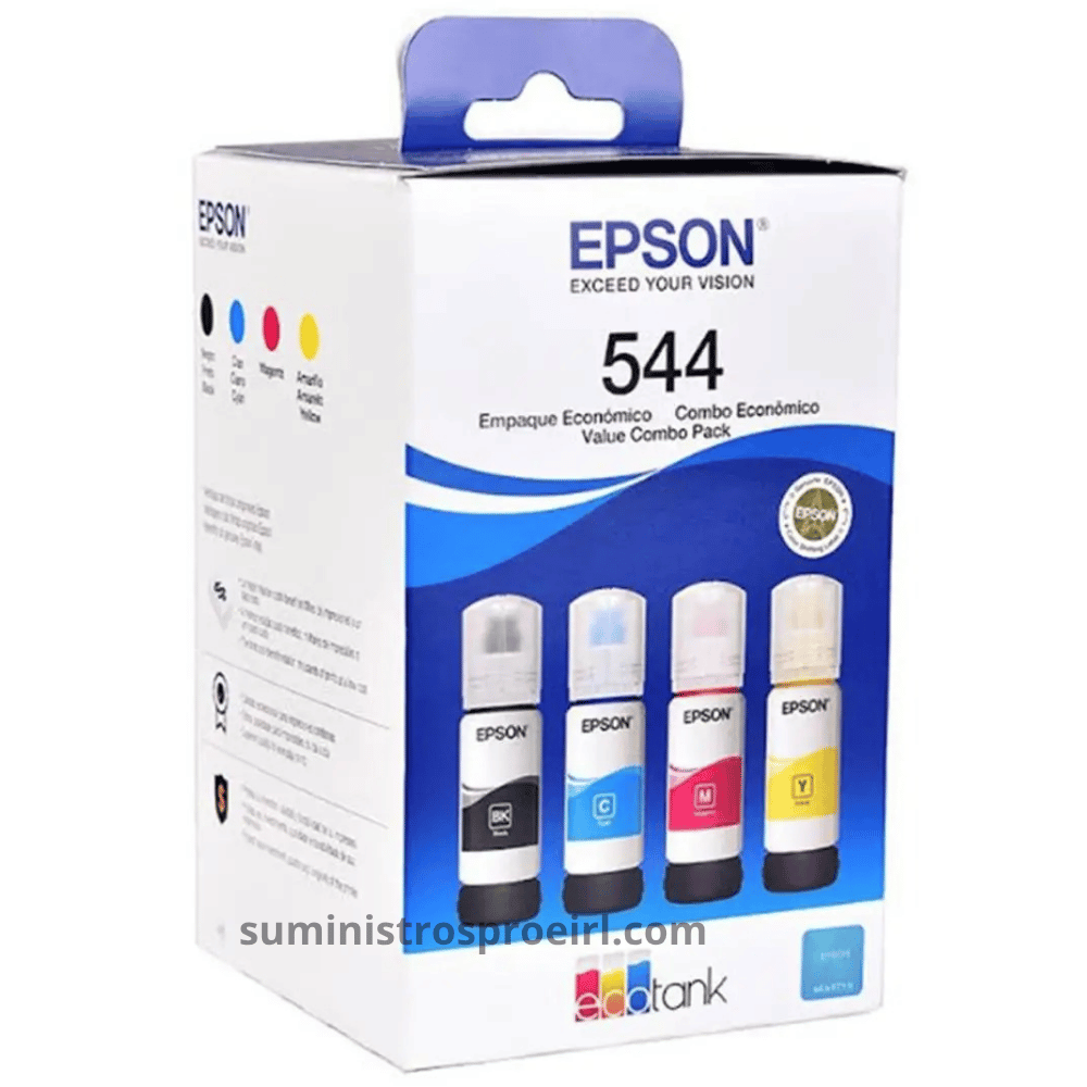 Combo de Tinta T544 Epson original 4 Tintas