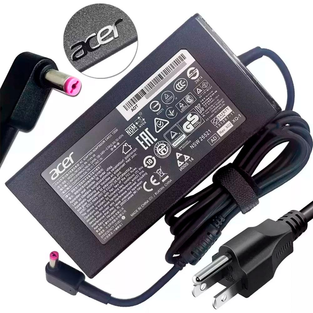 Acer Cargador Original Acer 135W 19.5V 7.1A Punta 5.5x1.7mm para Laptop