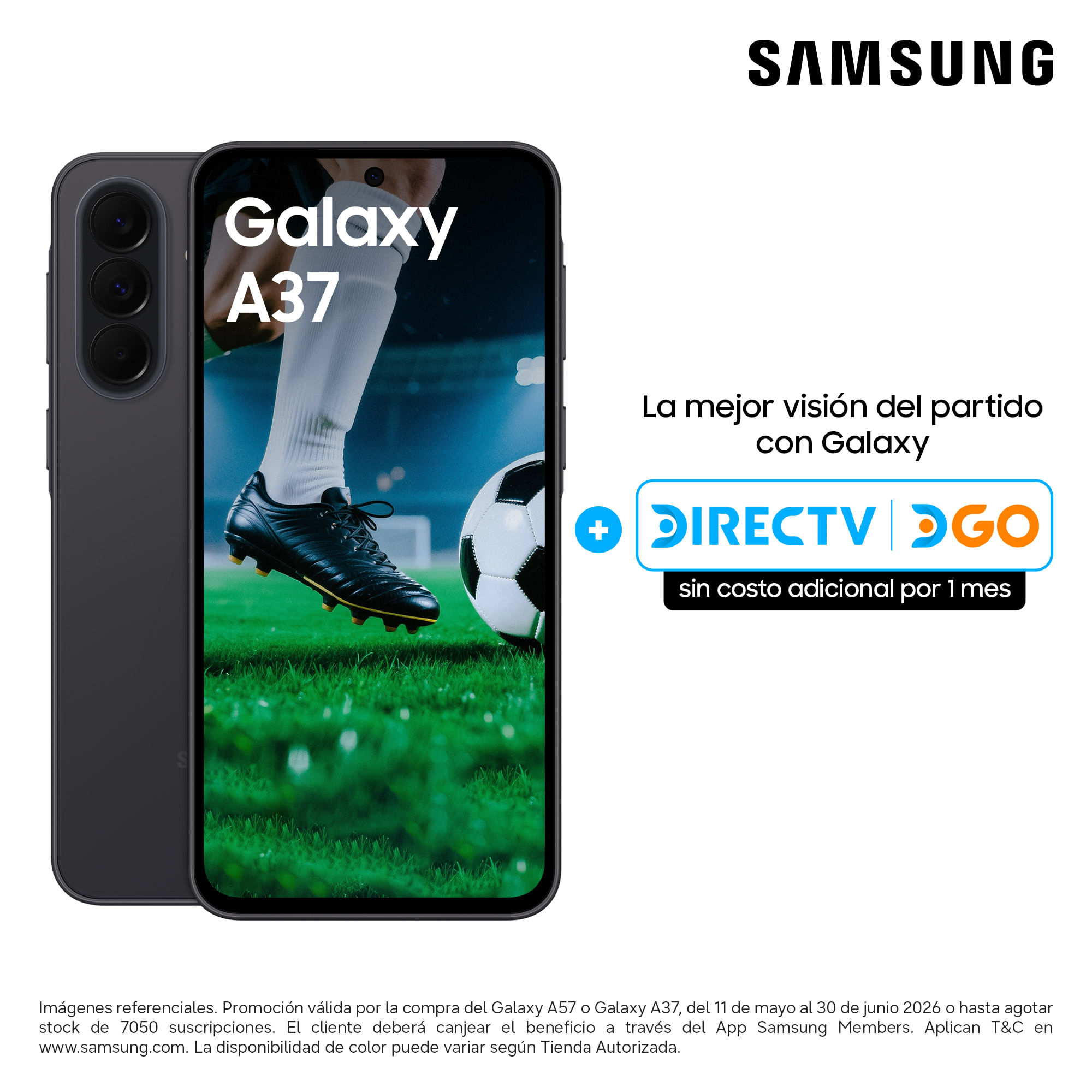 Smartphone SAMSUNG Galaxy A37 6.7"" 8GB 256GB 50 MP Gray