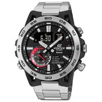 Reloj Casio Edifice Carbono ECB-40D-1A Bluetooth Digital Analógico Luz Led