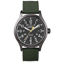 Reloj Timex Expedition Scout T49961 Fecha Luz Indiglo Correa de Nylon Verde