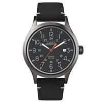 Reloj Timex Expedition Scout TW4B01900 Luz Indiglo Fecha Correa de Cuero Negro