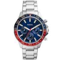 Reloj Fossil Bannon BQ2771 Multifuncional Acero Inoxidable Dial Azul
