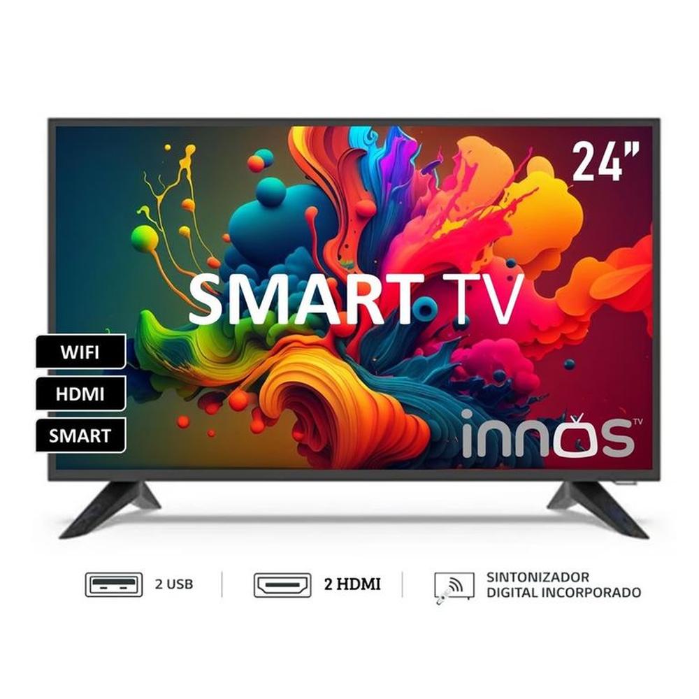 Televisor Smart TV INNOS 24 HD Android S2402KU Con Android