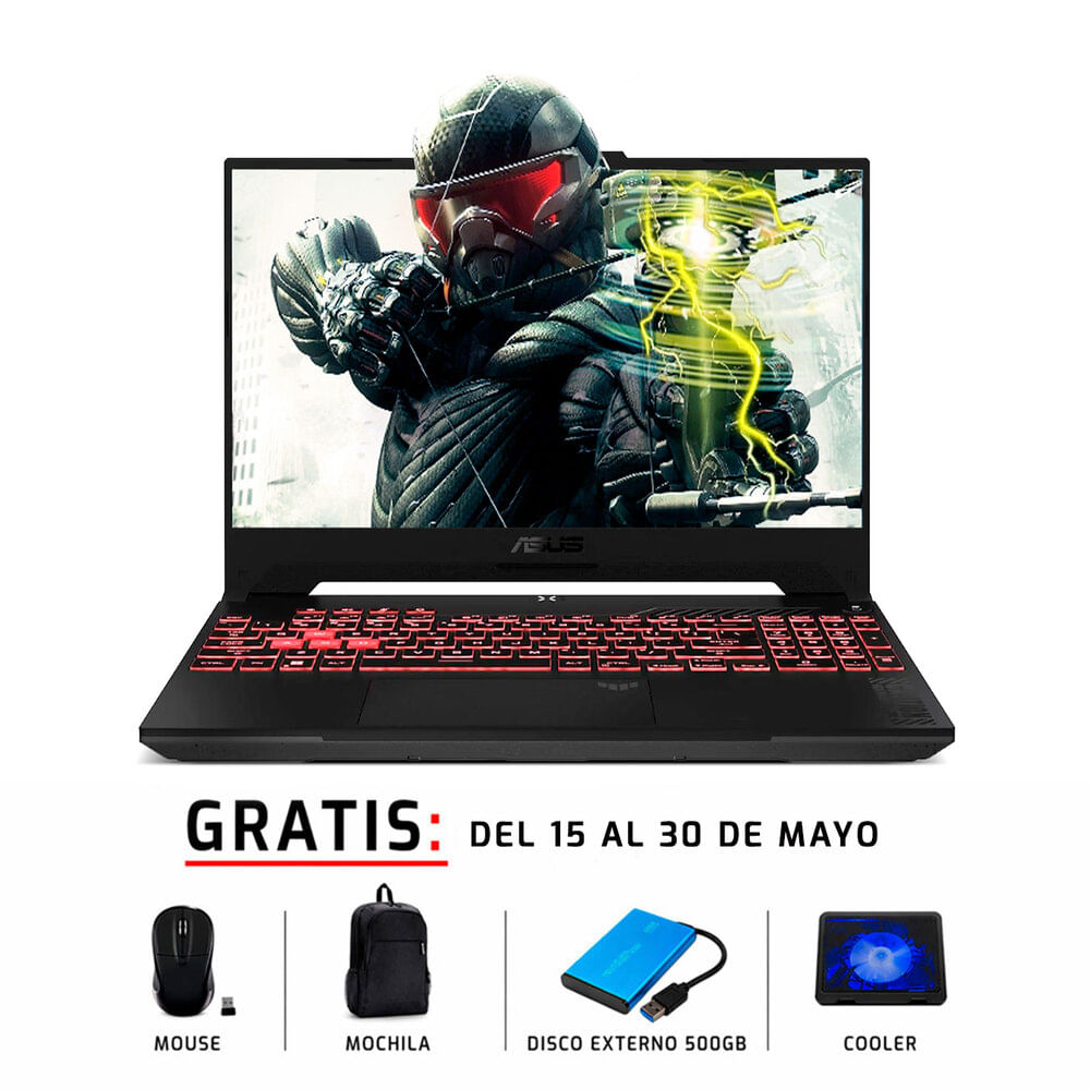 Laptops ASUS TUF FX607VJ-RL016 16 Core 5 210H M.2 500GB 24GB DDR4