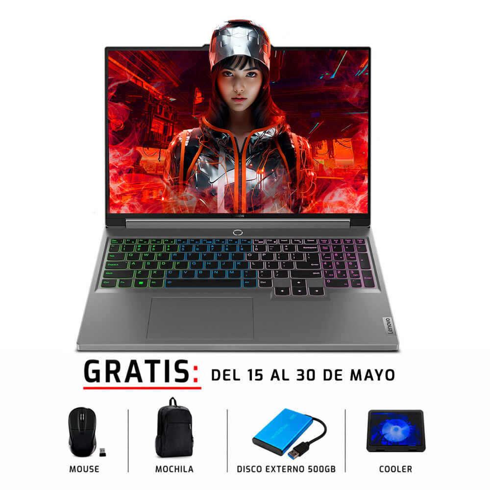 Laptops Lenovo Legion PRO 5  16 I9 14900HX M.2 1TB 64GB DDR5 4070 8GB