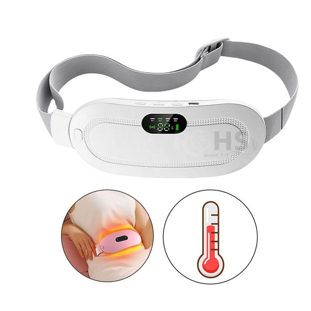 Cinturón Térmico Inteligente Para Cólicos Menstruales - Blanco