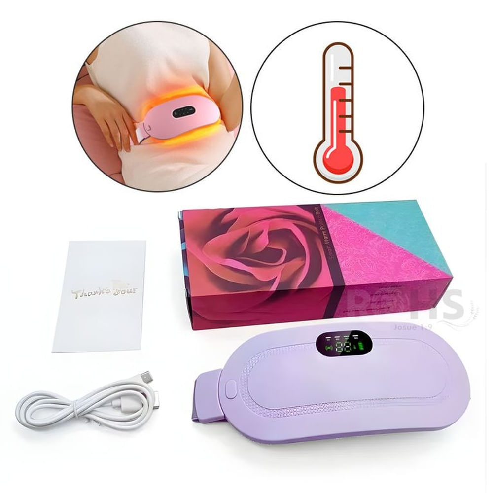 Cinturón Térmico Inteligente Para Cólicos Menstruales - Lila
