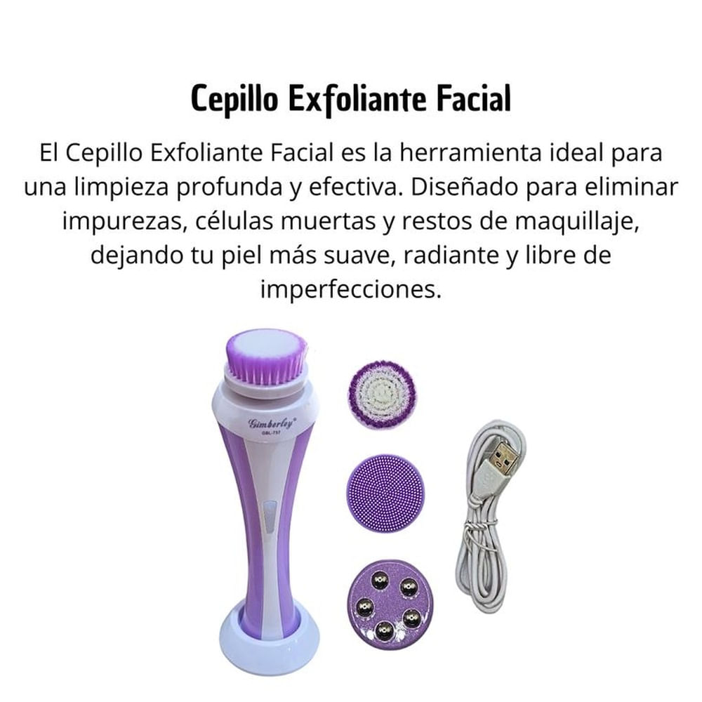 Cepillo Eléctrico Exfoliante – Piel Suave y Radiante al Instante