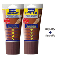Pack Duo de Masilla Quilosa Liteplast Madera Tubo 150ML Sapelly