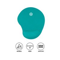 MOUSE PAD ERGONÓMICO CON DESCANSADOR MPB-01 TURQUESA