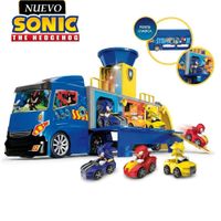 Juguete Set de Camión y Coches con Luces Sonic WT005