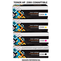 Kit Toner Compatible 230X CYMK para 4203dw MFP 4303fdw