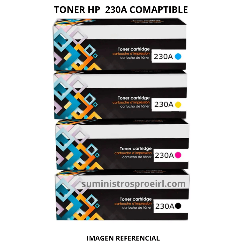 Kit Toner HP Compatible 230A CYMK para 4203 MFP 4303fdw