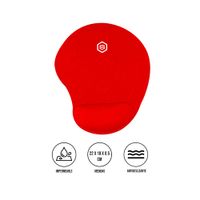 MOUSE PAD ERGONÓMICO CON DESCANSADOR MPB-01 ROJO