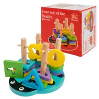 Juego Didactico Mariquita Celeste de 4 torres