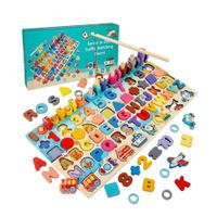 Juego Didáctico Tablero Montessori 7 en 1