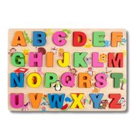 Juego Didactico Rompecabeza Abecedario Multicolor