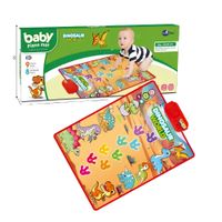 Divertido Juguetes Alfombra Musical Baby Piano Mundo Dinosaurio