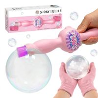 Maquina de Burbujas de Humo Varita Mágica Rosado