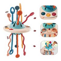 Juguete Sensorial para Bebés Movil Jalador con Cuerdas