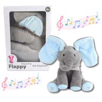 Lindo Peluche Interactivo Musical Elefante mueve Orejas