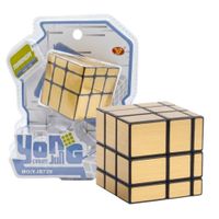 Divertido Juego Cubo Rubik  Mirror MoYu 3x3 de Espejo Dorado