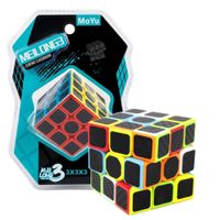 Divertido Juego Cubo Rubik  3x3  Fibra Carbono