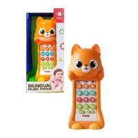 Juguete Estimulante Mi Primer Celular Baby Zorrito Musical