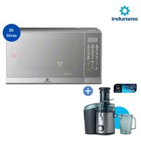 Microondas Indurama 20 LTS Espejado GRIS MWI-20TCRP - EXTRACTOR DE JUGOS INDURAMA 1.1LTS EI-CR