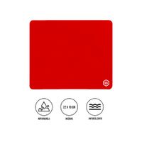 MOUSEPAD SUPERFICIE LISA MPB-02 ANTIDESLIZANTE ROJO