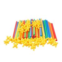 Palos Conectores Palitos para Construir Juego Didactico Creatividad