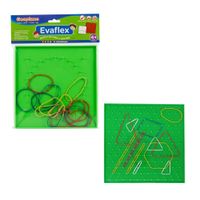 Juguete Educativo Geoplano Verde Evaflex