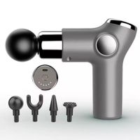 Pistola De Masaje De Tejido Profundo Masajeador Muscular Gris