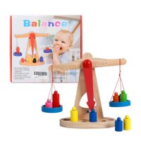 Juguete Educativo Balanza de Madera  para Niños