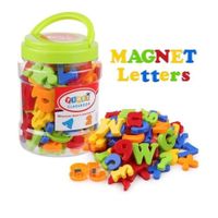 Letras y Numeros Magneticos en Taper 78 Piezas Imantadas Didactico