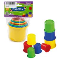 Divertido Juguete Educativo Vasos Lógicos Apilables Multicolor