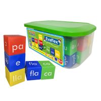 Divertido Juguete Educativo Cubos Silabicos Multicolor