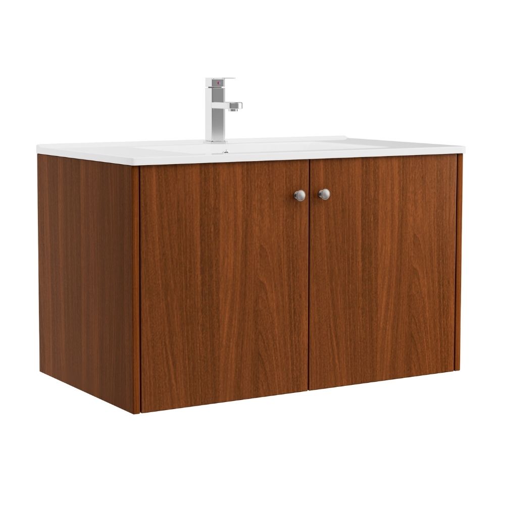 Vanitorio Wooden Con Lavatorio 80cm