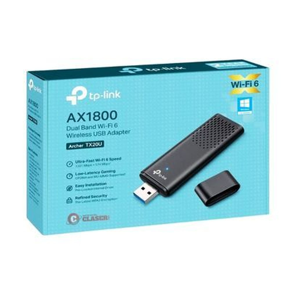 ADAPTADOR USB WIFI TP-LINK ARCHER TX20U AX1800 3.0
