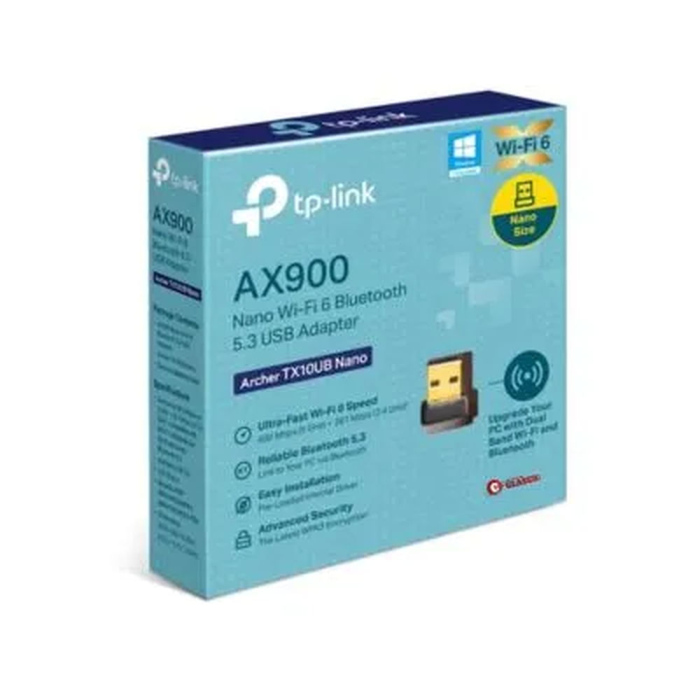 ADAPTADOR USB WIFI TP-LINK TX10UB NANO AX900 BLUETOOTH 5.3
