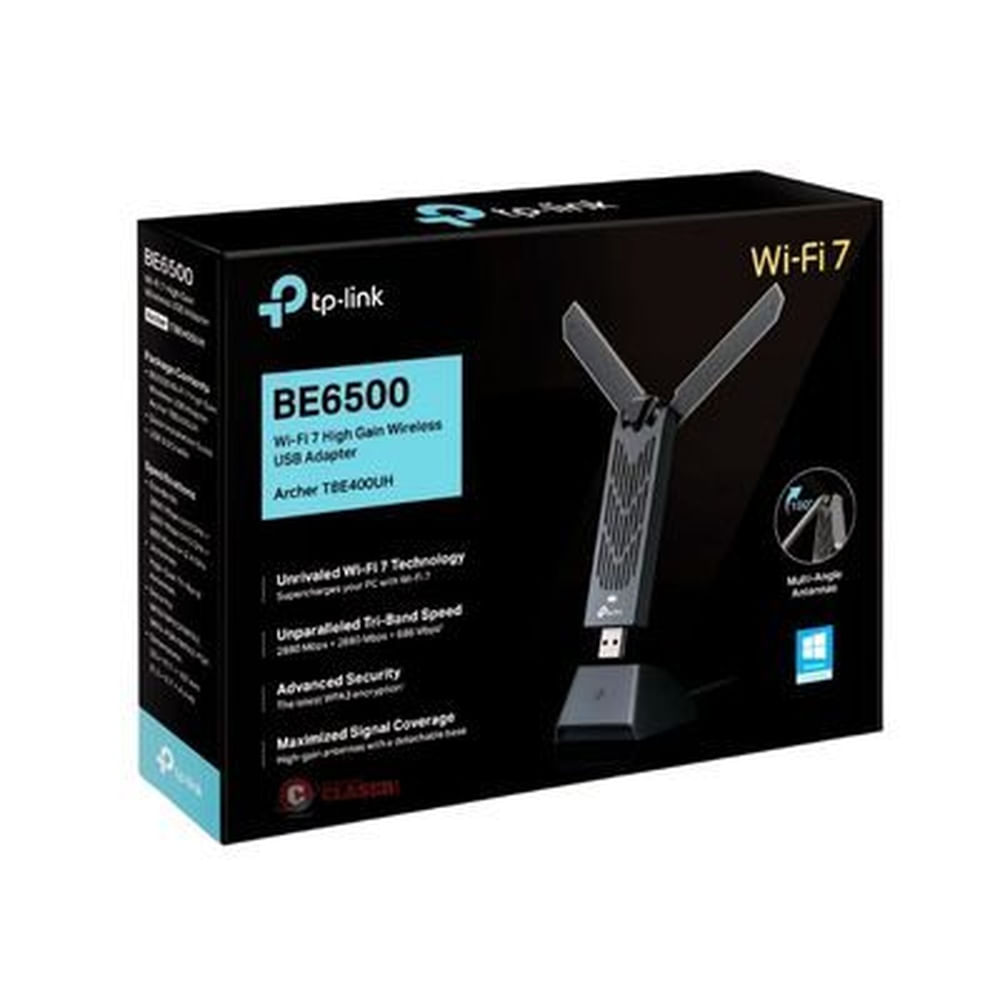 ADAPTADOR USB WIFI TP-LINK ARCHER TBE400UH TRI BANDA WIFI7
