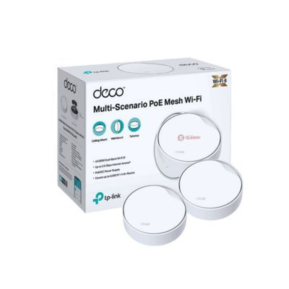 SISTEMA WIFI MESH TP-LINK DECO X50-POE-3 AX3000 PACK 3