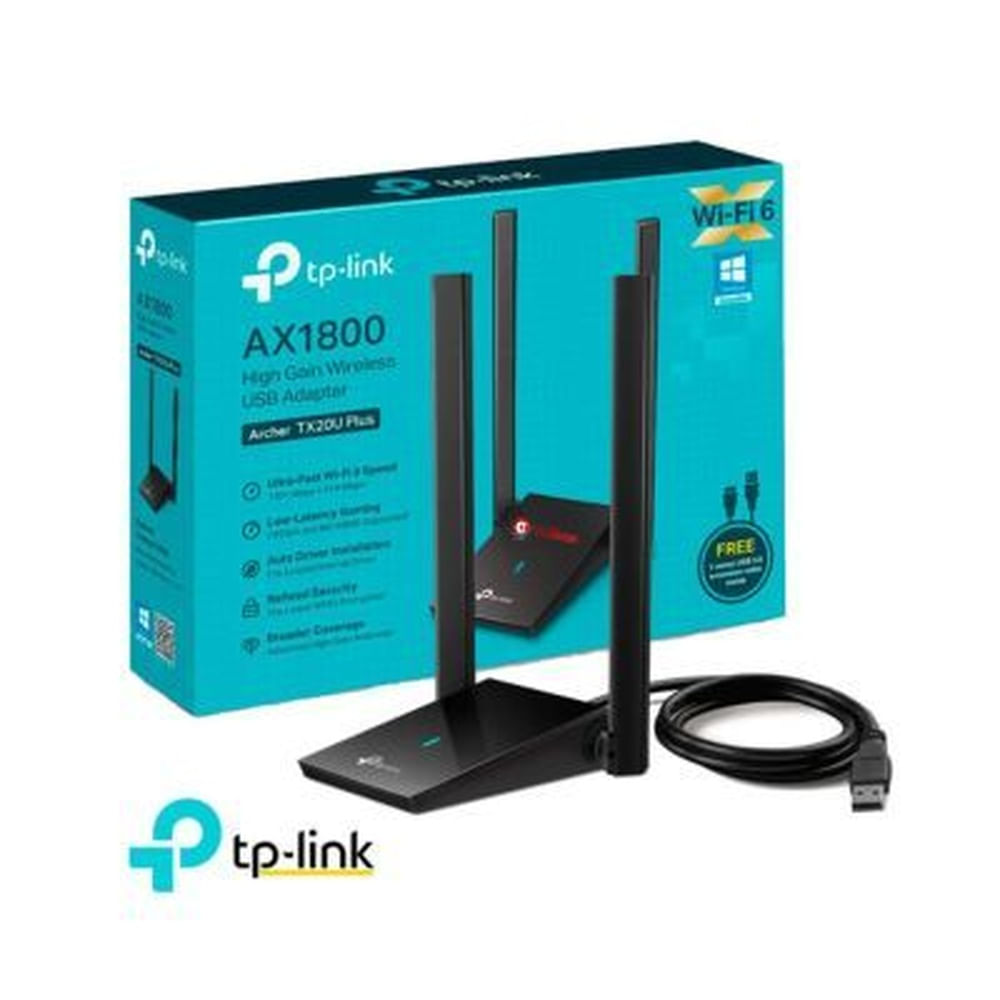 ADAPTADOR USB WIFI TP-LINK ARCHER TX20U PLUS AX1800