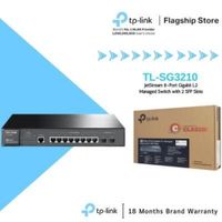 SWITCH TP-LINK TL-SG3210 8PTS GIGABIT ADMIN + 2SFP