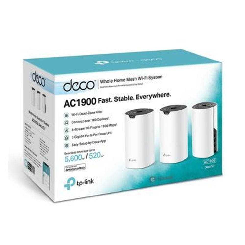 SISTEMA WIFI MESH TP-LINK DECO S7 AC1900 PACK 3