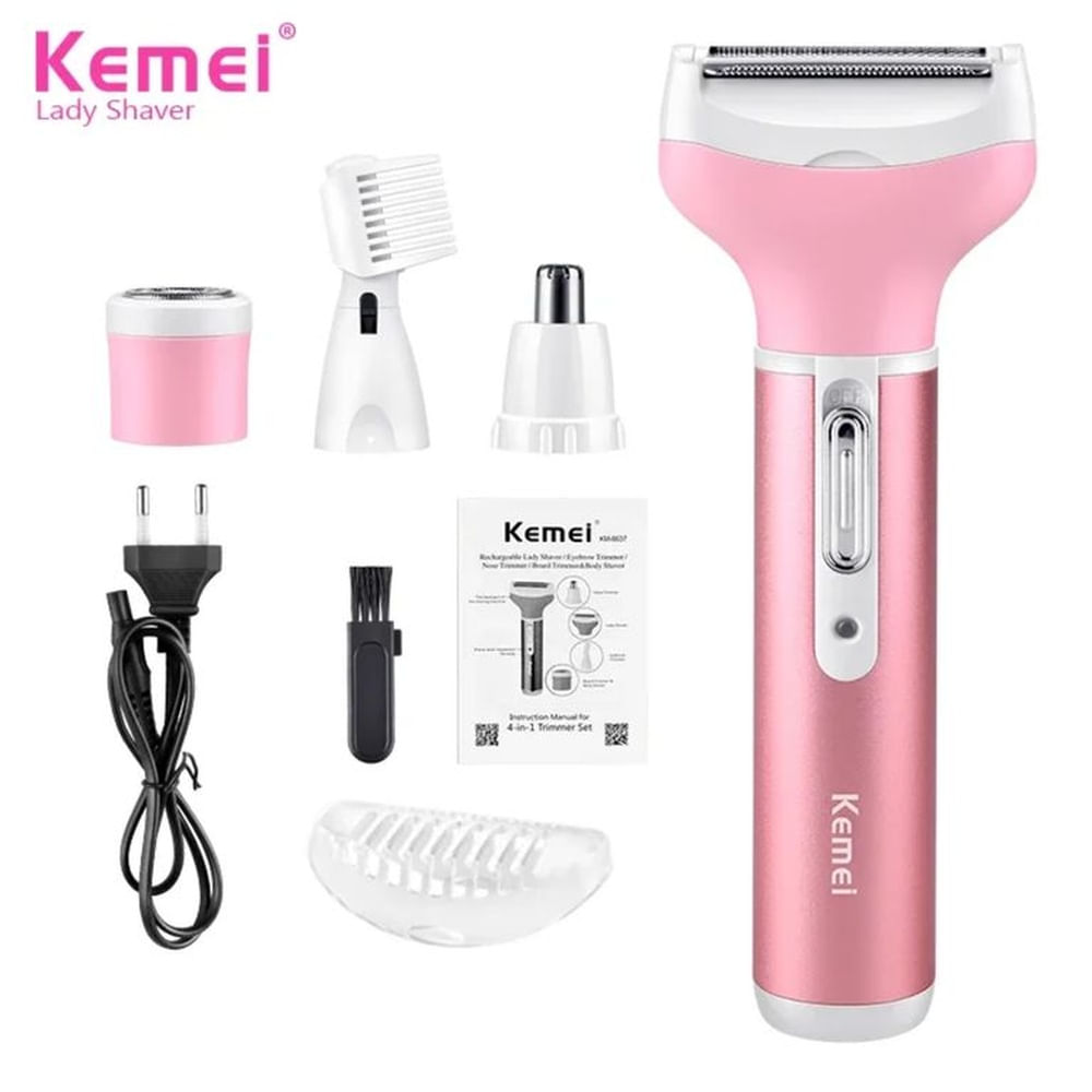 Depiladora KEMEI 4 en 1 para Mujer