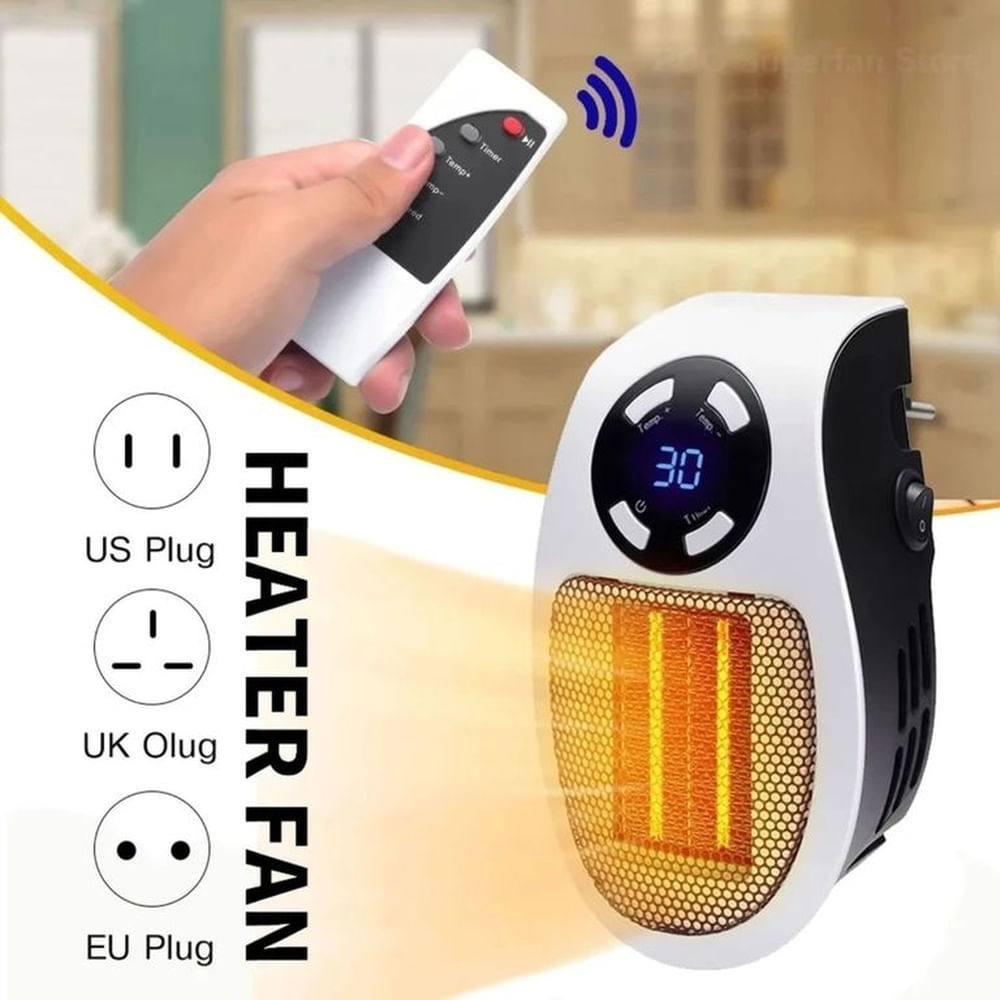Estufa Eléctrica Portátil con Control