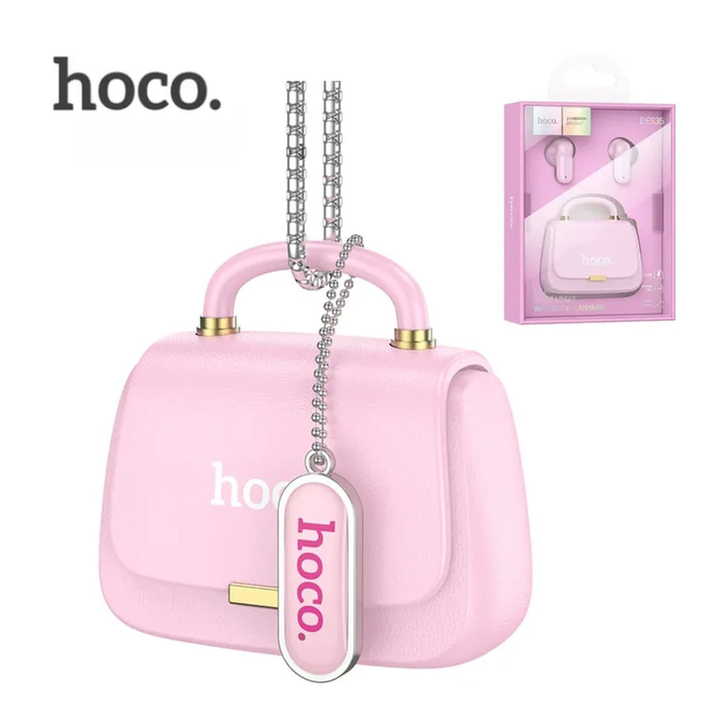 HOCO - Audífonos Inalámbricos Bluetooth DES35 - Color Rosado