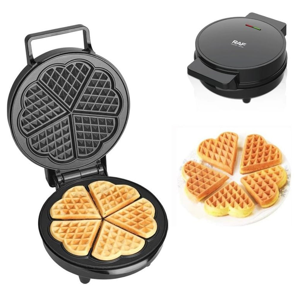 Máquina Para Hacer Waffles Super Práctica - Raf